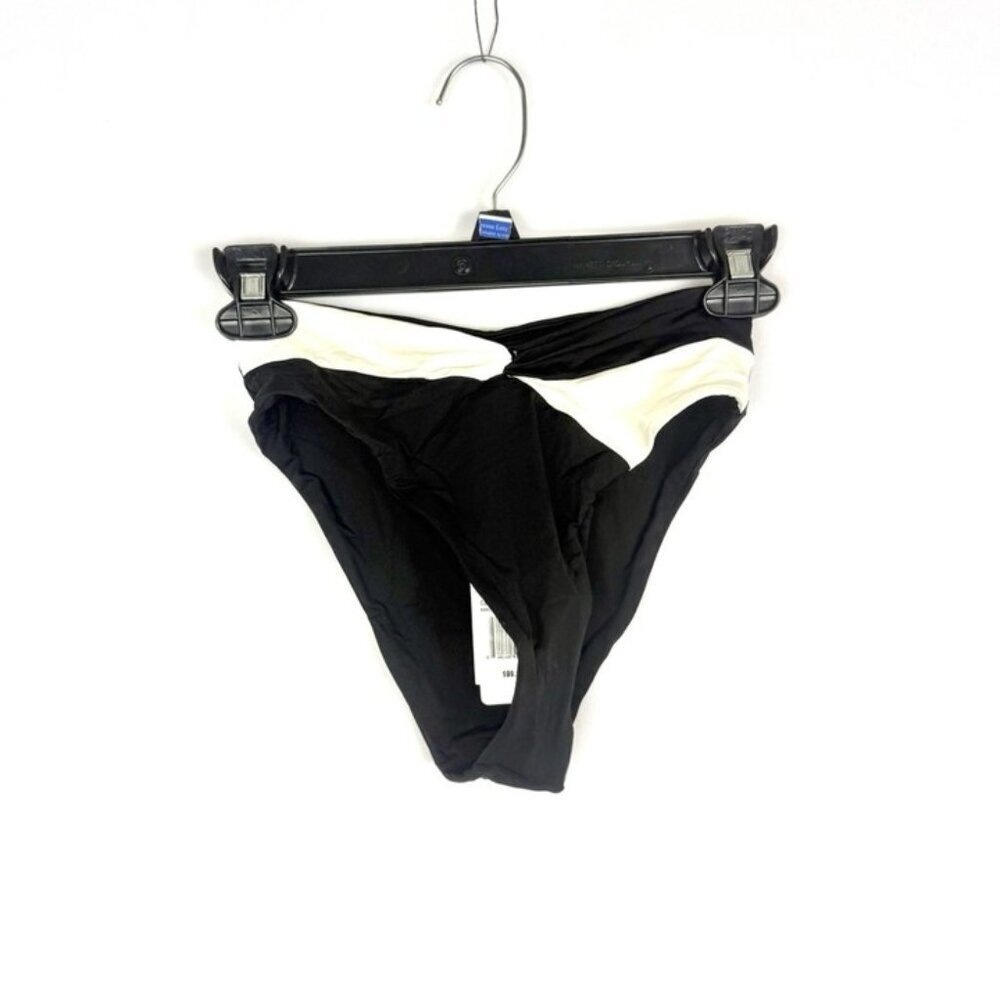 L Space Women’s Black High Rise Bikini Bottom Size S